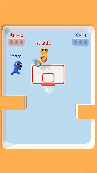 Взломанная Basket Battle (БаскетБатл)  [МОД Бесконечные монеты] — полная версия apk на Андроид screen 2