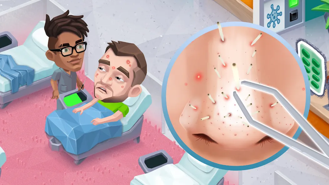 Взлом Happy Clinic: Hospital Game  [МОД Меню] — полная версия apk на Андроид screen 3