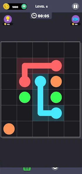 Взломанная Same Color: Connect Two Dots (Сейм Колор Дот)  [МОД Много денег] — стабильная версия apk на Андроид screen 3