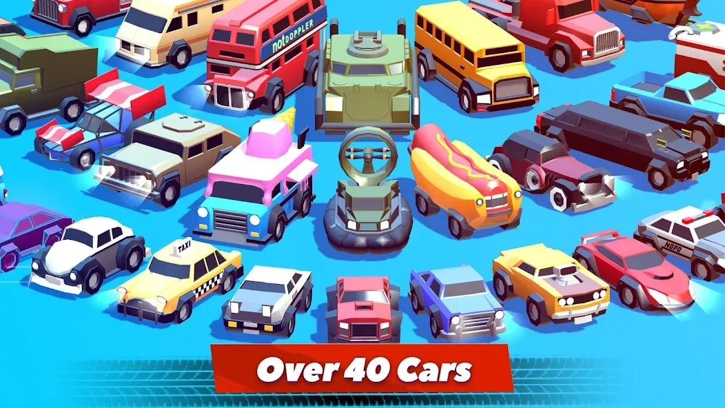 Скачать взломанную Crash of Cars (Краш оф Карс)  [МОД Бесконечные монеты] — полная версия apk на Андроид screen 4