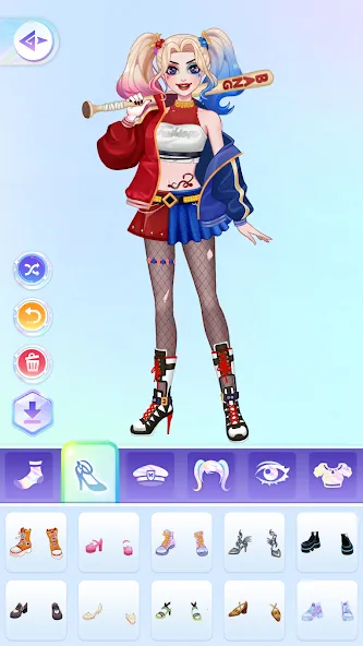 Скачать взлом YoYa: Dress Up Fashion Girl (ЙоЯ)  [МОД Все открыто] — последняя версия apk на Андроид screen 2