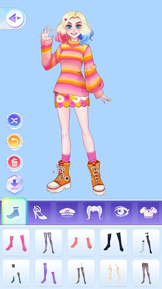 Скачать взлом YoYa: Dress Up Fashion Girl (ЙоЯ)  [МОД Все открыто] — последняя версия apk на Андроид screen 4