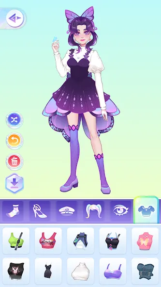 Скачать взлом YoYa: Dress Up Fashion Girl (ЙоЯ)  [МОД Все открыто] — последняя версия apk на Андроид screen 5