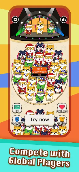 Скачать взлом Doggo Go — Meme, Match 3 Tiles (Догго Го)  [МОД Много монет] — полная версия apk на Андроид screen 2