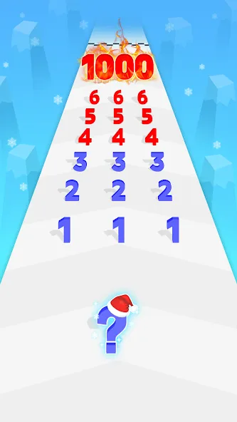 Взломанная Number Merge: Run Master 3D (Намбер Мердж)  [МОД Menu] — полная версия apk на Андроид screen 1