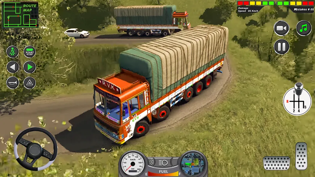 Взлом Indian Heavy Truck Delivery 3D  [МОД Unlocked] — полная версия apk на Андроид screen 3