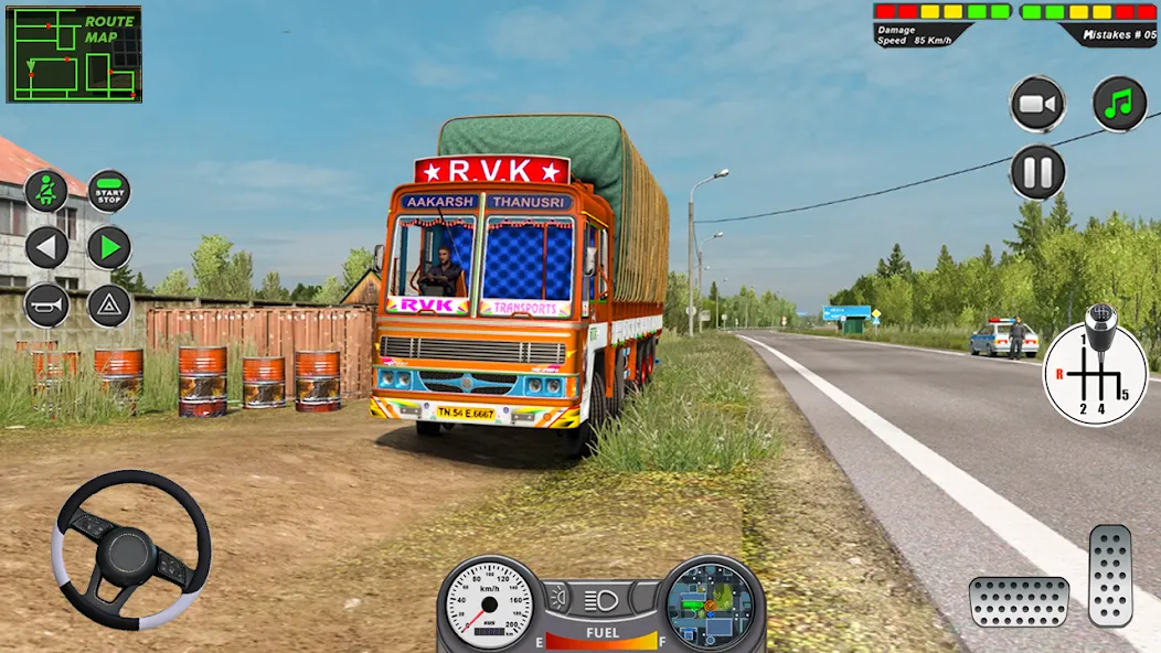 Взлом Indian Heavy Truck Delivery 3D  [МОД Unlocked] — полная версия apk на Андроид screen 5