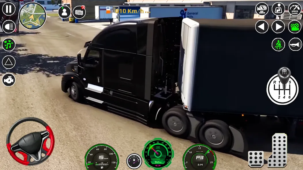 Взломанная American Cargo City Driving 3D  [МОД Mega Pack] — стабильная версия apk на Андроид screen 4