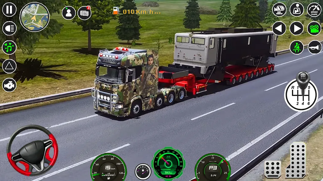 Взломанная American Cargo City Driving 3D  [МОД Mega Pack] — стабильная версия apk на Андроид screen 5