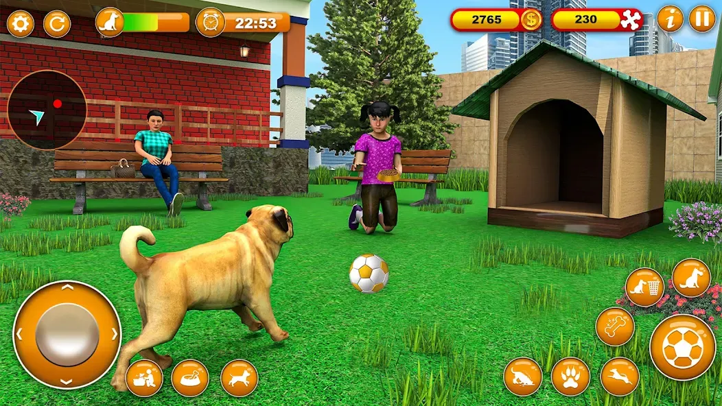 Взломанная Pet Dog Family Adventure Games  [МОД Unlimited Money] — стабильная версия apk на Андроид screen 2