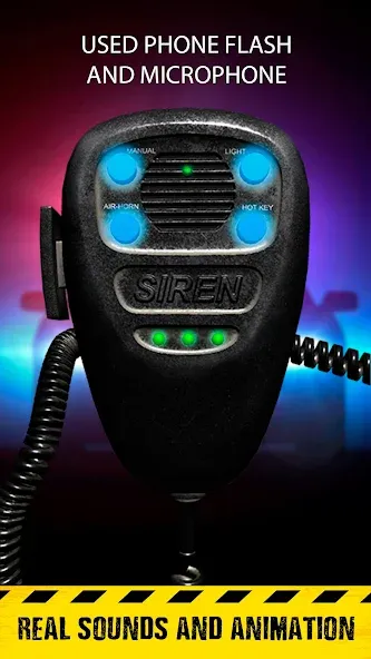 Взлом Siren sounds set: siren system  [МОД Mega Pack] — последняя версия apk на Андроид screen 2