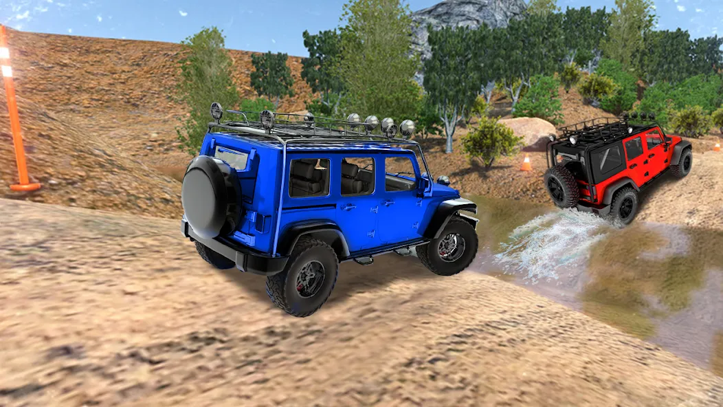 Скачать взломанную 4X4 Offroad SUV Driving Games  [МОД Много монет] — стабильная версия apk на Андроид screen 1