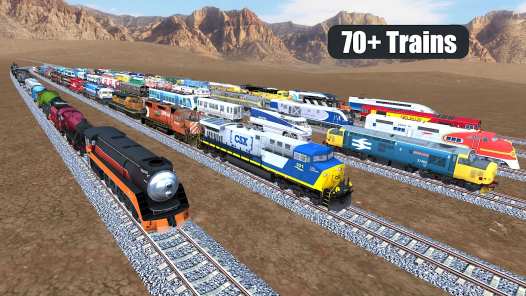 Скачать взлом Train Sim (Трейн Сим)  [МОД Много денег] — полная версия apk на Андроид screen 1