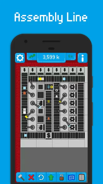 Скачать взломанную Assembly Line (Ассемблей Лайн)  [МОД Меню] — стабильная версия apk на Андроид screen 1