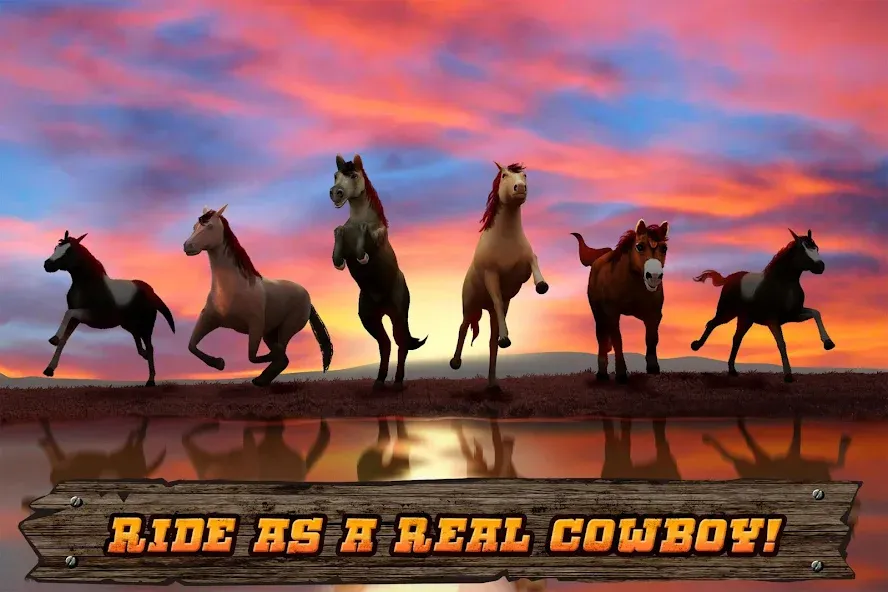 Взломанная Cowboys Horse Racing Derby  [МОД Много денег] — последняя версия apk на Андроид screen 5