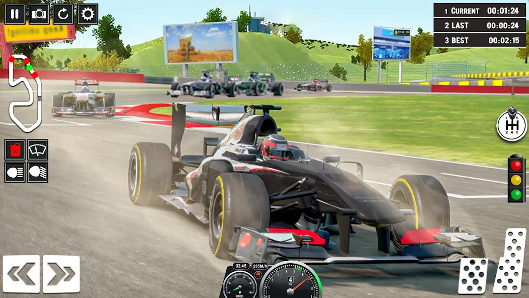 Скачать взломанную Formula Racing Car Racing Game  [МОД Много монет] — стабильная версия apk на Андроид screen 2