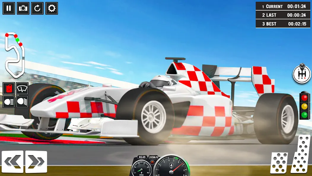 Скачать взломанную Formula Racing Car Racing Game  [МОД Много монет] — стабильная версия apk на Андроид screen 4