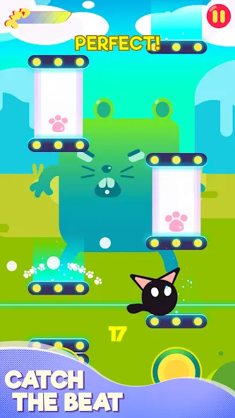 Взломанная Cringe the Cat — Music Game  [МОД Бесконечные деньги] — полная версия apk на Андроид screen 1