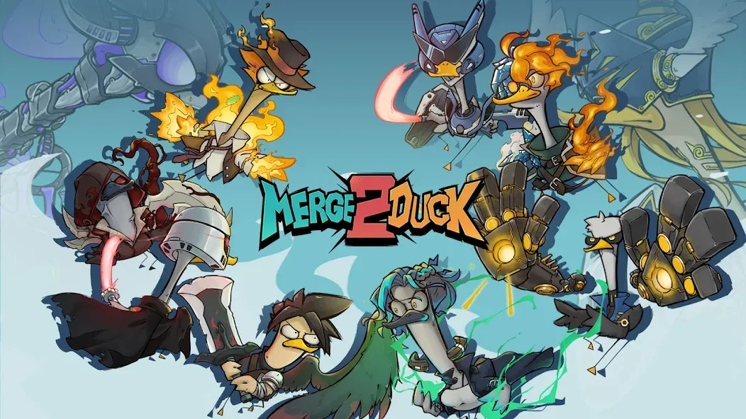 Скачать взлом Merge Duck 2: Idle RPG (Мердж Дак 2)  [МОД Menu] — последняя версия apk на Андроид screen 1