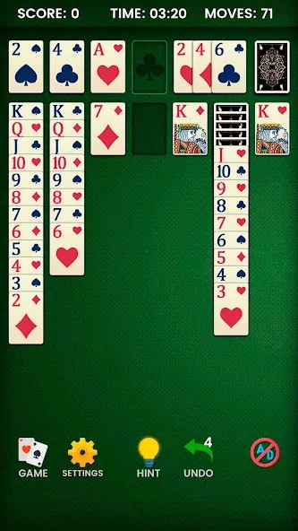 Взлом Klondike Solitaire (Клондайк солитер)  [МОД Все открыто] — последняя версия apk на Андроид screen 4