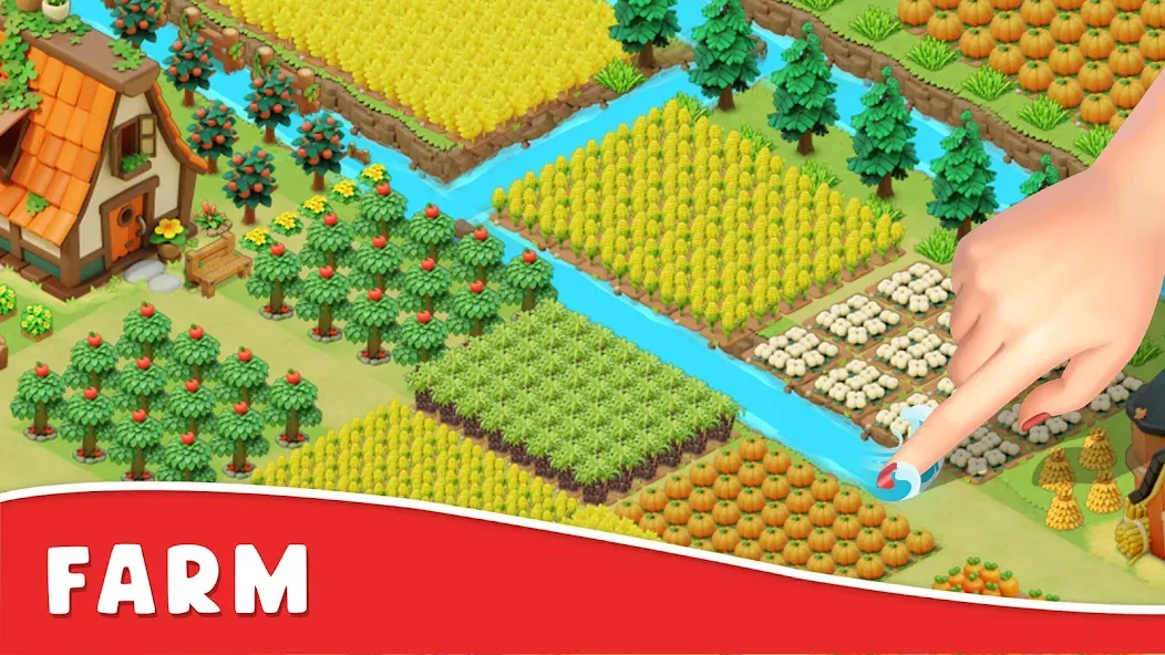 Скачать взломанную Coco Valley: Farm Adventure (Коко Валли)  [МОД Все открыто] — последняя версия apk на Андроид screen 1