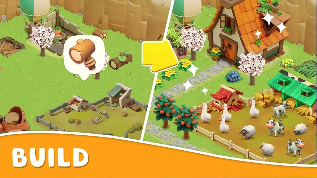 Скачать взломанную Coco Valley: Farm Adventure (Коко Валли)  [МОД Все открыто] — последняя версия apk на Андроид screen 4