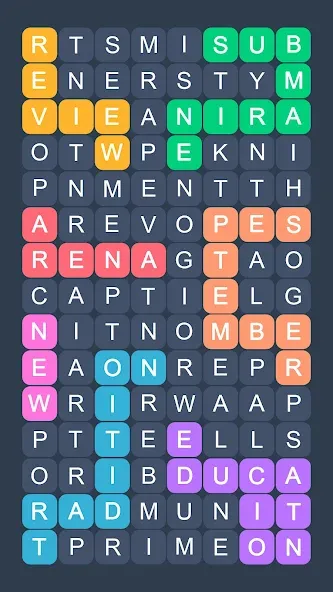 Скачать взломанную Word Search — Evolution Puzzle  [МОД Все открыто] — последняя версия apk на Андроид screen 4