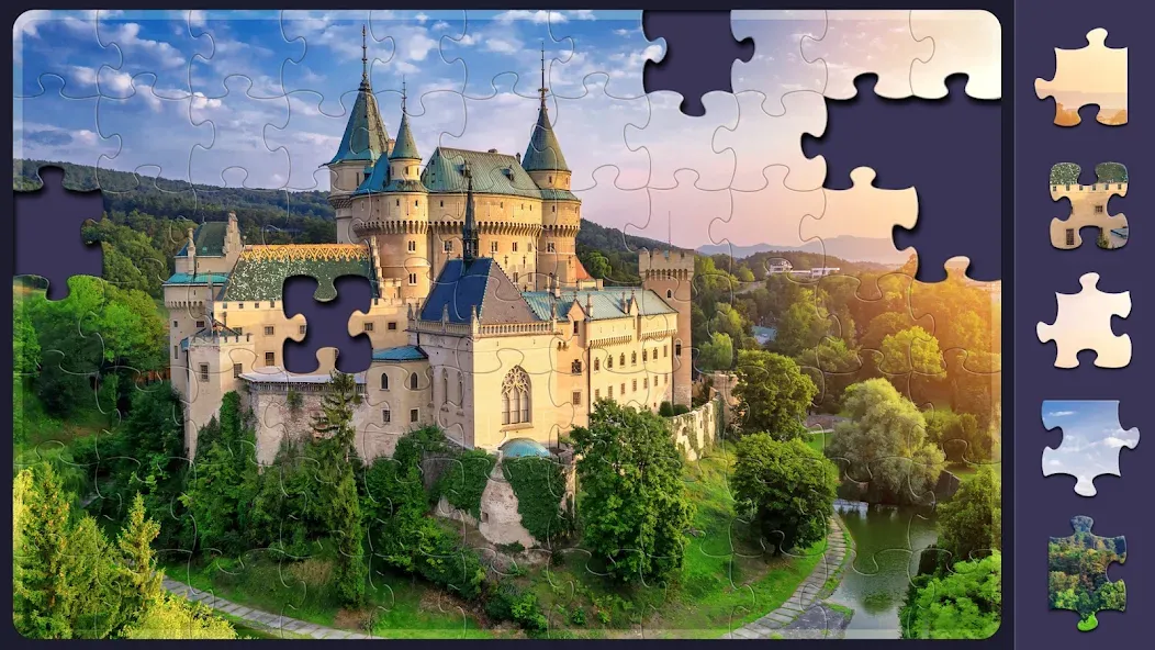 Скачать взломанную Relax Jigsaw Puzzles  [МОД Mega Pack] — стабильная версия apk на Андроид screen 1