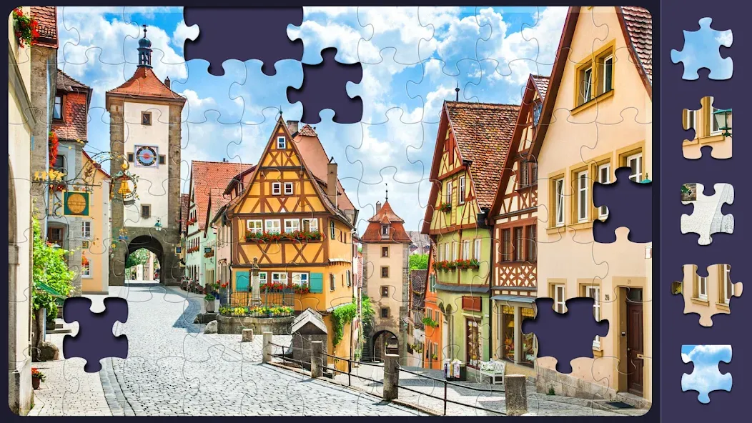 Скачать взломанную Relax Jigsaw Puzzles  [МОД Mega Pack] — стабильная версия apk на Андроид screen 3