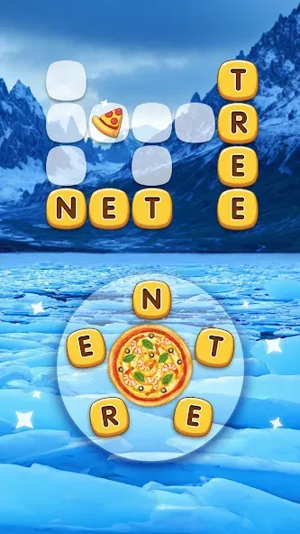 Взлом Word Pizza — Word Games  [МОД Бесконечные деньги] — полная версия apk на Андроид screen 2