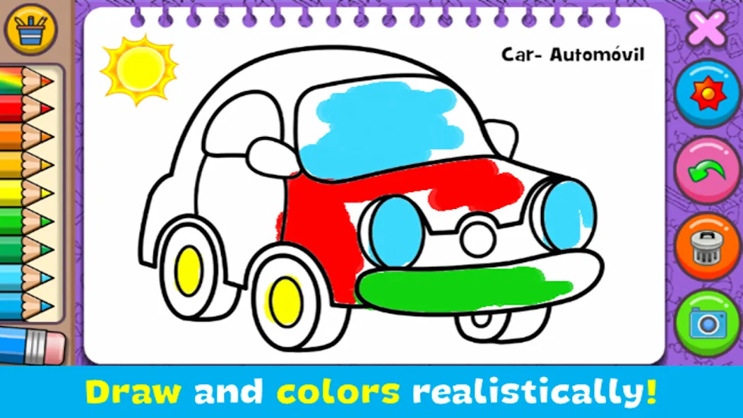 Взломанная Coloring & Learn  [МОД Mega Pack] — полная версия apk на Андроид screen 1