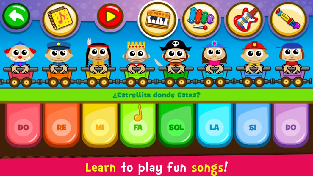 Взлом Piano Kids — Music & Songs  [МОД Menu] — последняя версия apk на Андроид screen 5