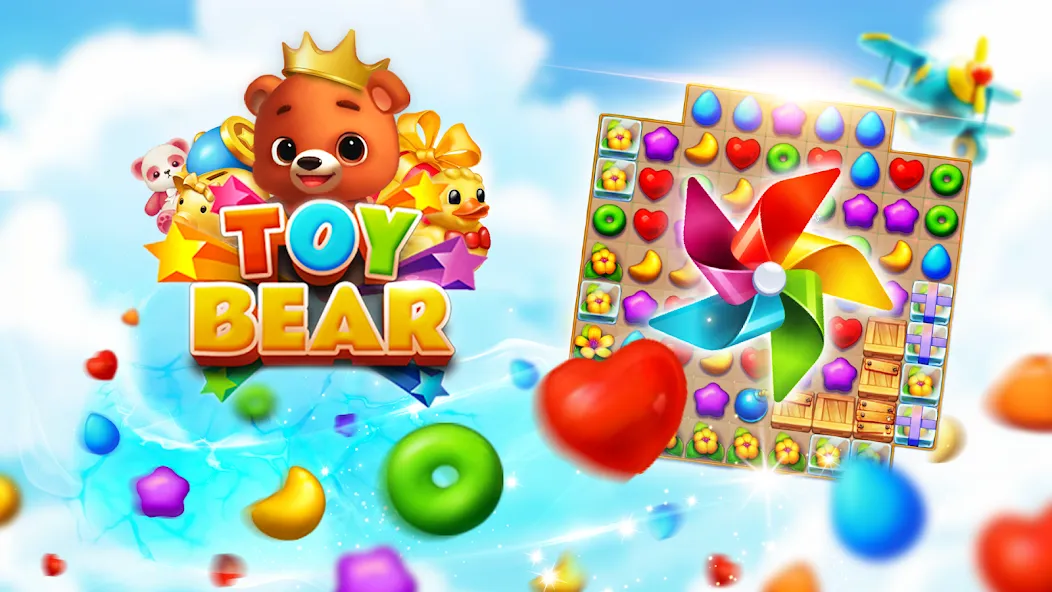 Взлом Toy Bear Sweet POP: Match 3 (Той Бир Свит ПОП)  [МОД Mega Pack] — последняя версия apk на Андроид screen 5