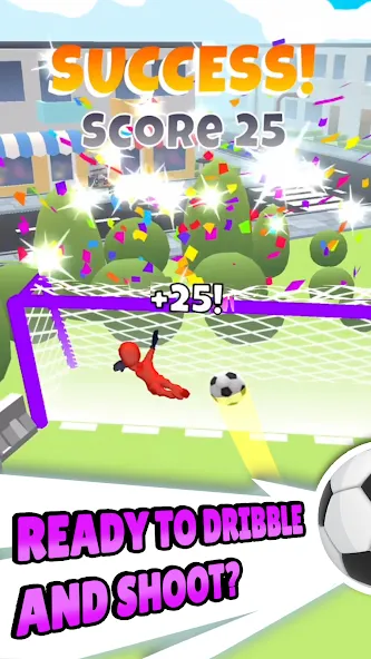 Взломанная Crazy Kick! Fun Football game  [МОД Unlocked] — последняя версия apk на Андроид screen 2