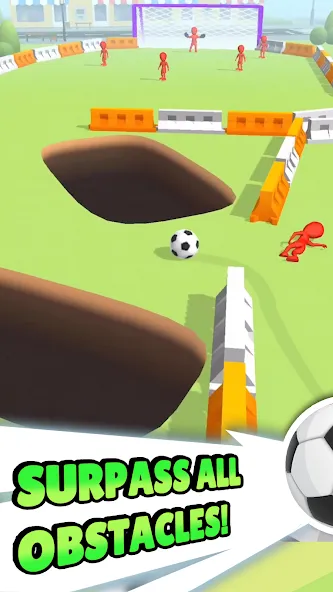 Взломанная Crazy Kick! Fun Football game  [МОД Unlocked] — последняя версия apk на Андроид screen 4