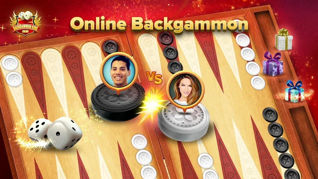 Взломанная Backgammon King Online  [МОД Бесконечные деньги] — полная версия apk на Андроид screen 1