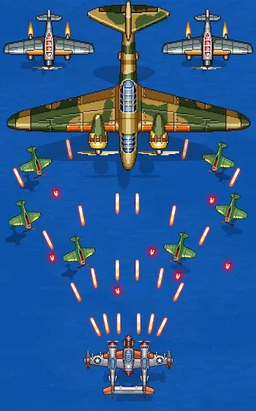 Скачать взломанную 1945 Air Force: Airplane games (тысяча девятьсот сорок пять)  [МОД Много монет] — полная версия apk на Андроид screen 3