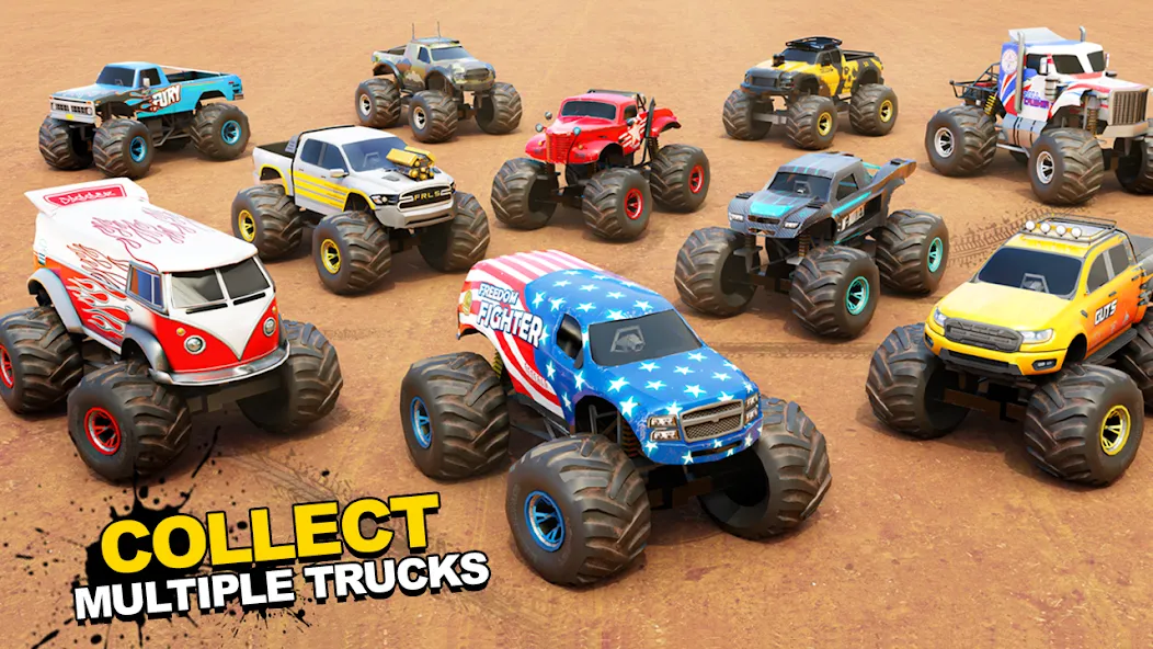 Взлом Fearless US Monster Truck Game (Фирлесс ЮЭС Монстер Трак Гейм)  [МОД Бесконечные монеты] — стабильная версия apk на Андроид screen 2