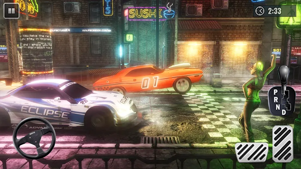 Скачать взлом Extreme Car Drag Racing (Экстремальные гонки драгстеров)  [МОД Menu] — полная версия apk на Андроид screen 5