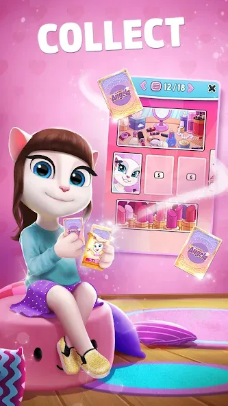 Скачать взломанную My Talking Angela  [МОД Меню] — стабильная версия apk на Андроид screen 5