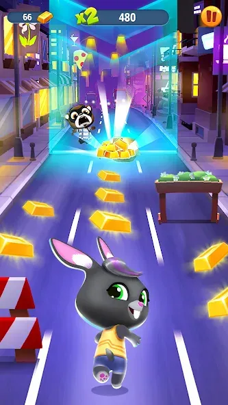 Взломанная Talking Tom Gold Run  [МОД Меню] — стабильная версия apk на Андроид screen 3