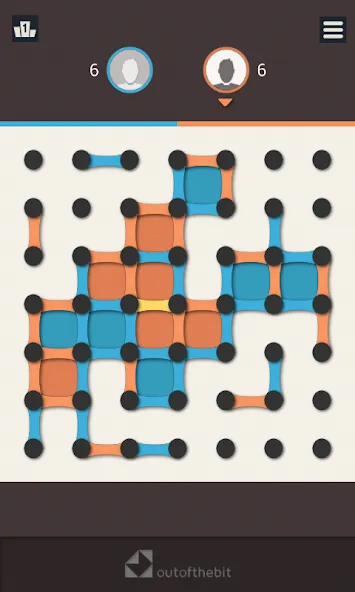 Скачать взломанную Dots and Boxes — Classic Strat (Дотс энд Бокс)  [МОД Mega Pack] — последняя версия apk на Андроид screen 1