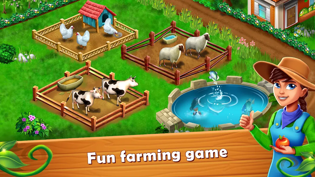 Взломанная Farm Fest : Farming Games (Фарм Фест)  [МОД Unlimited Money] — полная версия apk на Андроид screen 1