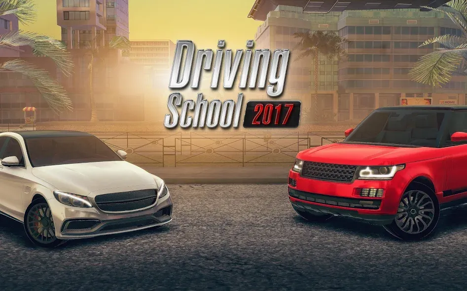 Взломанная Driving School 2017 (Драйвинг Скул 2017)  [МОД Много монет] — стабильная версия apk на Андроид screen 1