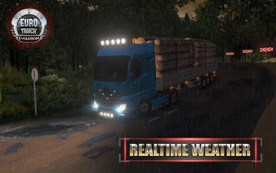 Скачать взломанную European Truck Simulator (Юро Трак Драйвер)  [МОД Unlocked] — последняя версия apk на Андроид screen 5