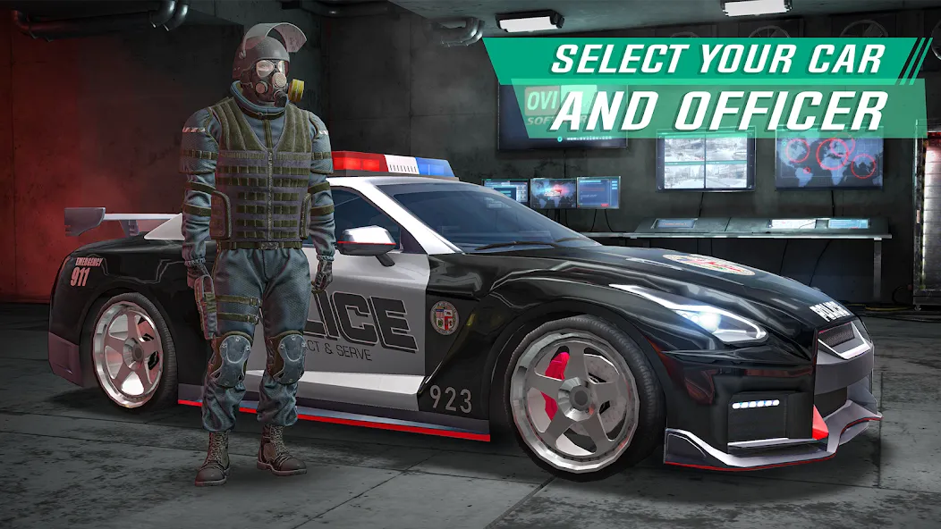 Скачать взлом Police Sim 2022 Cop Simulator (Полиция Сим 2022)  [МОД Unlimited Money] — последняя версия apk на Андроид screen 2