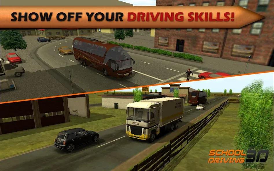 Скачать взлом School Driving 3D (Скул Драйвинг 3Д)  [МОД Меню] — последняя версия apk на Андроид screen 5