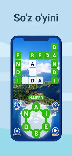 Взломанная So'z o'yini — So'zni Toping  [МОД Много монет] — последняя версия apk на Андроид screen 2