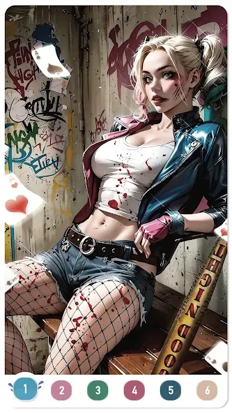 Скачать взломанную Clown Color, Paint by number  [МОД Бесконечные монеты] — стабильная версия apk на Андроид screen 5