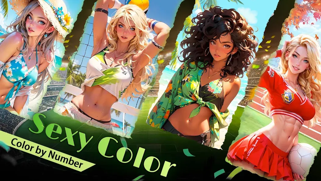 Скачать взломанную Adult Sexy Coloring Games  [МОД Много денег] — стабильная версия apk на Андроид screen 3